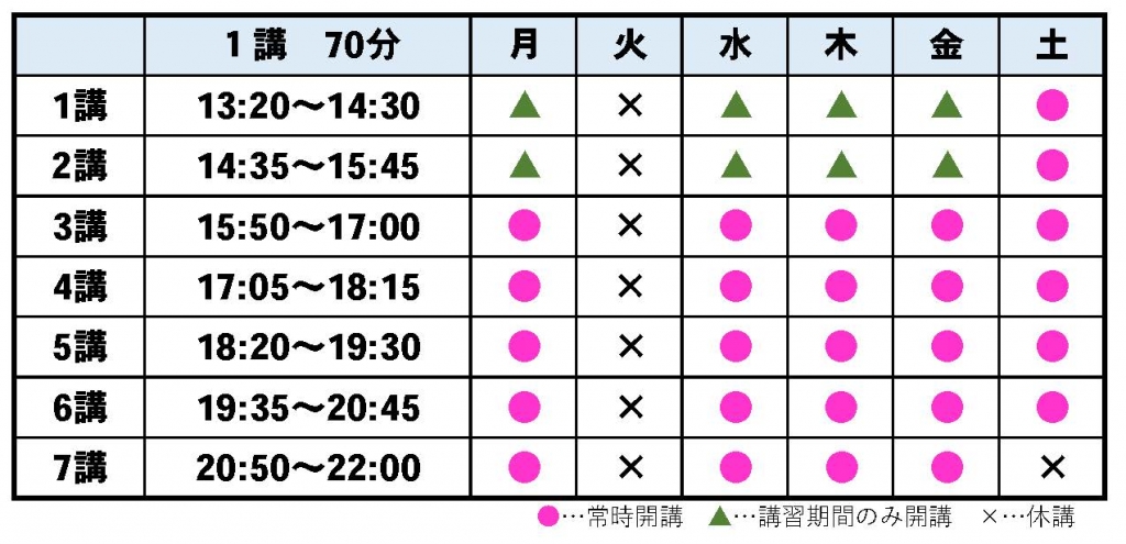 時間割画像