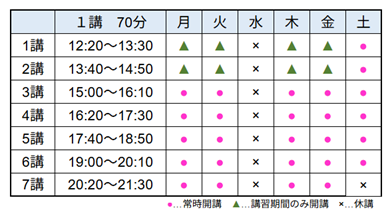 時間割画像